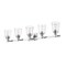Z-Lite Bohin 5 Light Vanity, Chrome And Clear Seedy 464-5V-CH - alternate 3